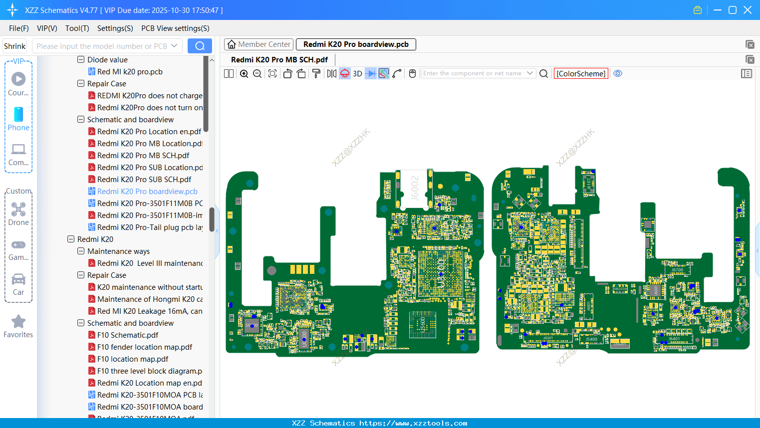 Xiaomi Redmi K20 Pro Boardview